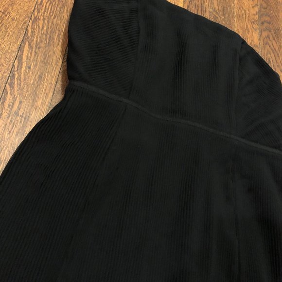 Adam Lippes Pleated Silk Chiffon Cocktail Dress - Picture 4 of 11